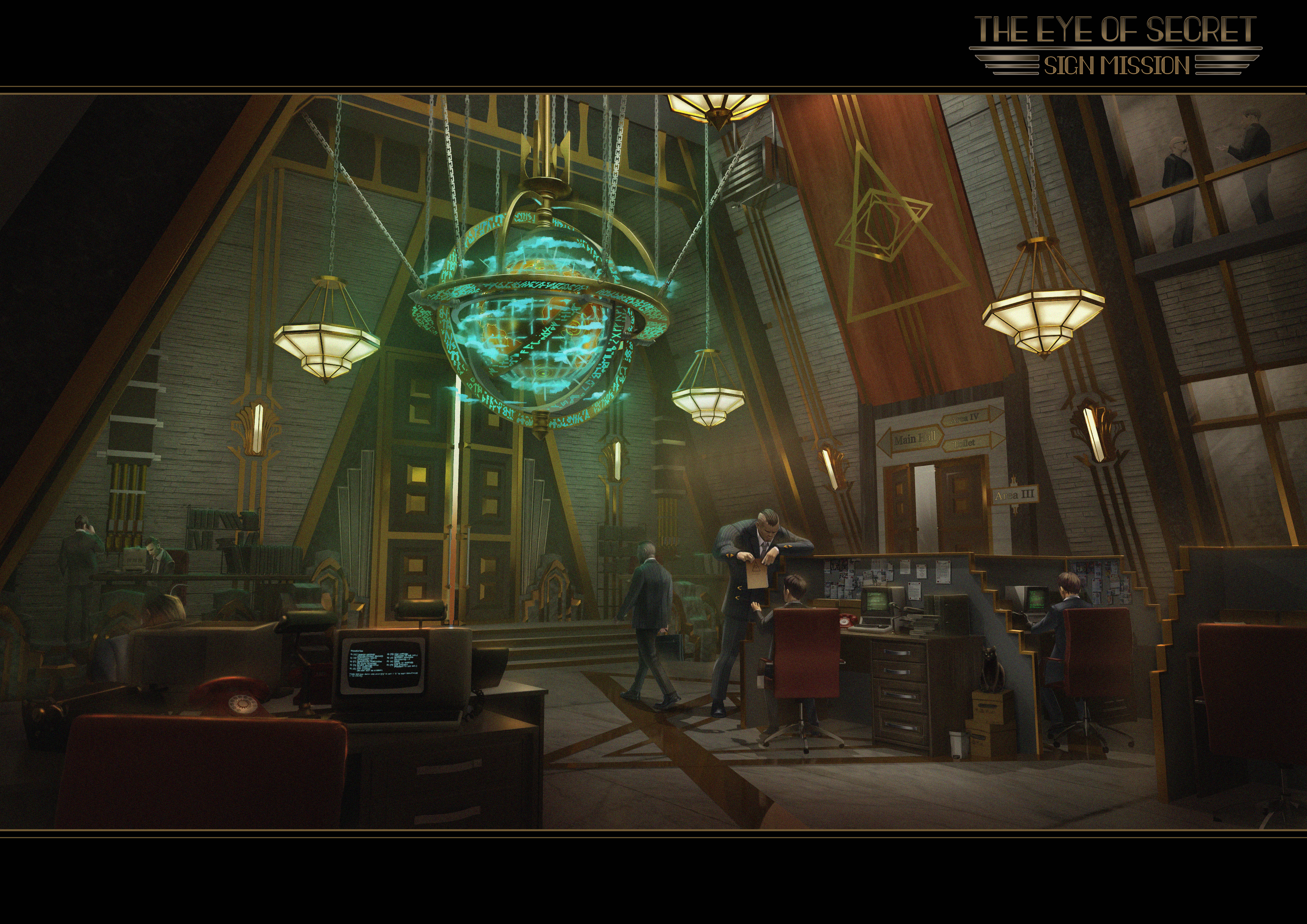 The eye of secret: Daily works