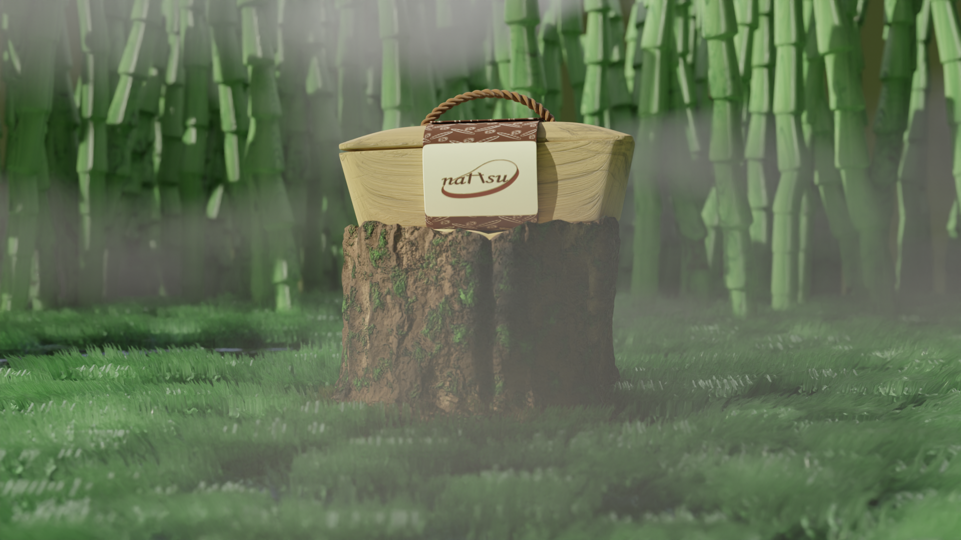 Bamboo bread container