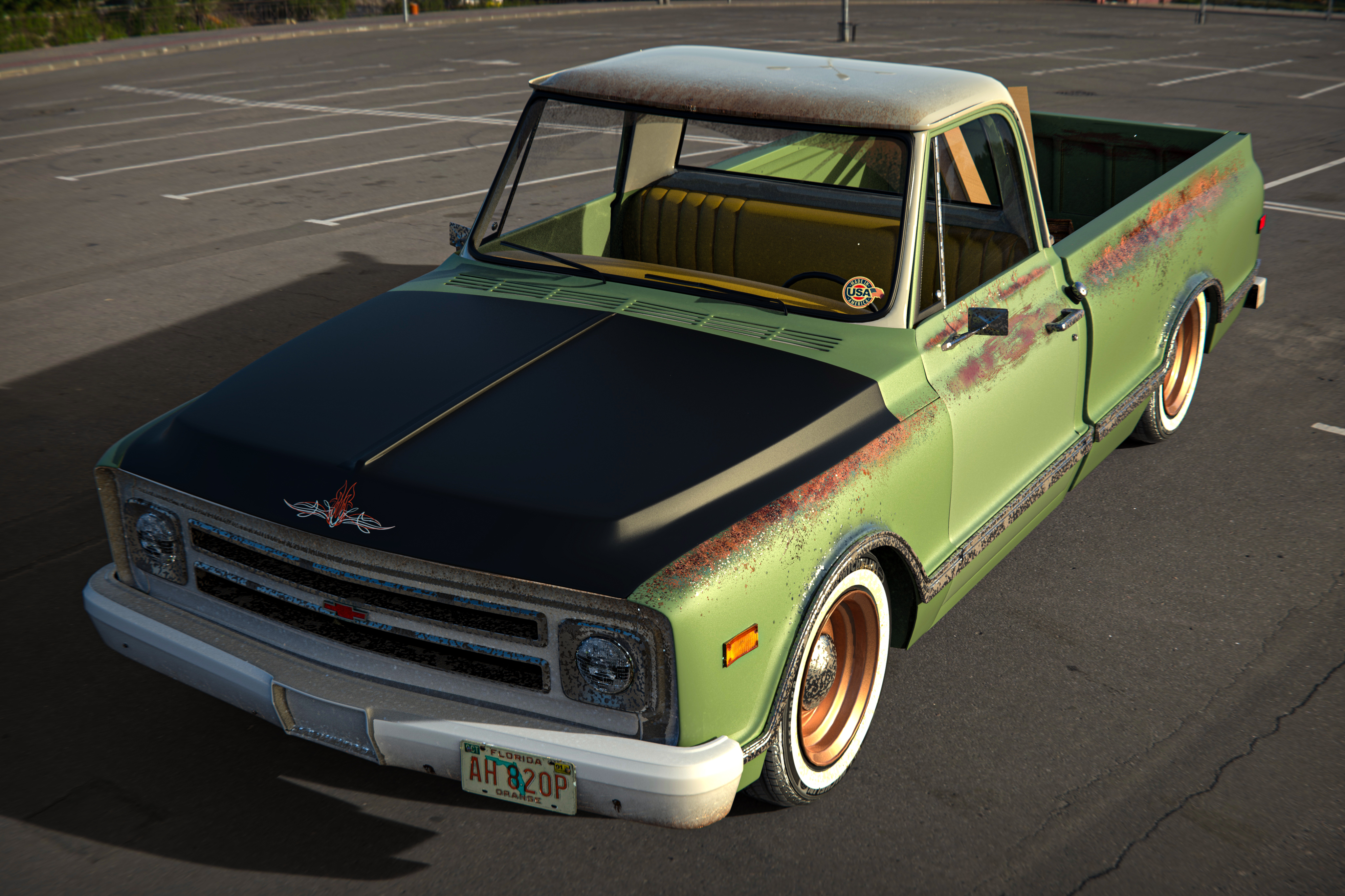 Chevrolet C10 (1968) Rat Rod Style