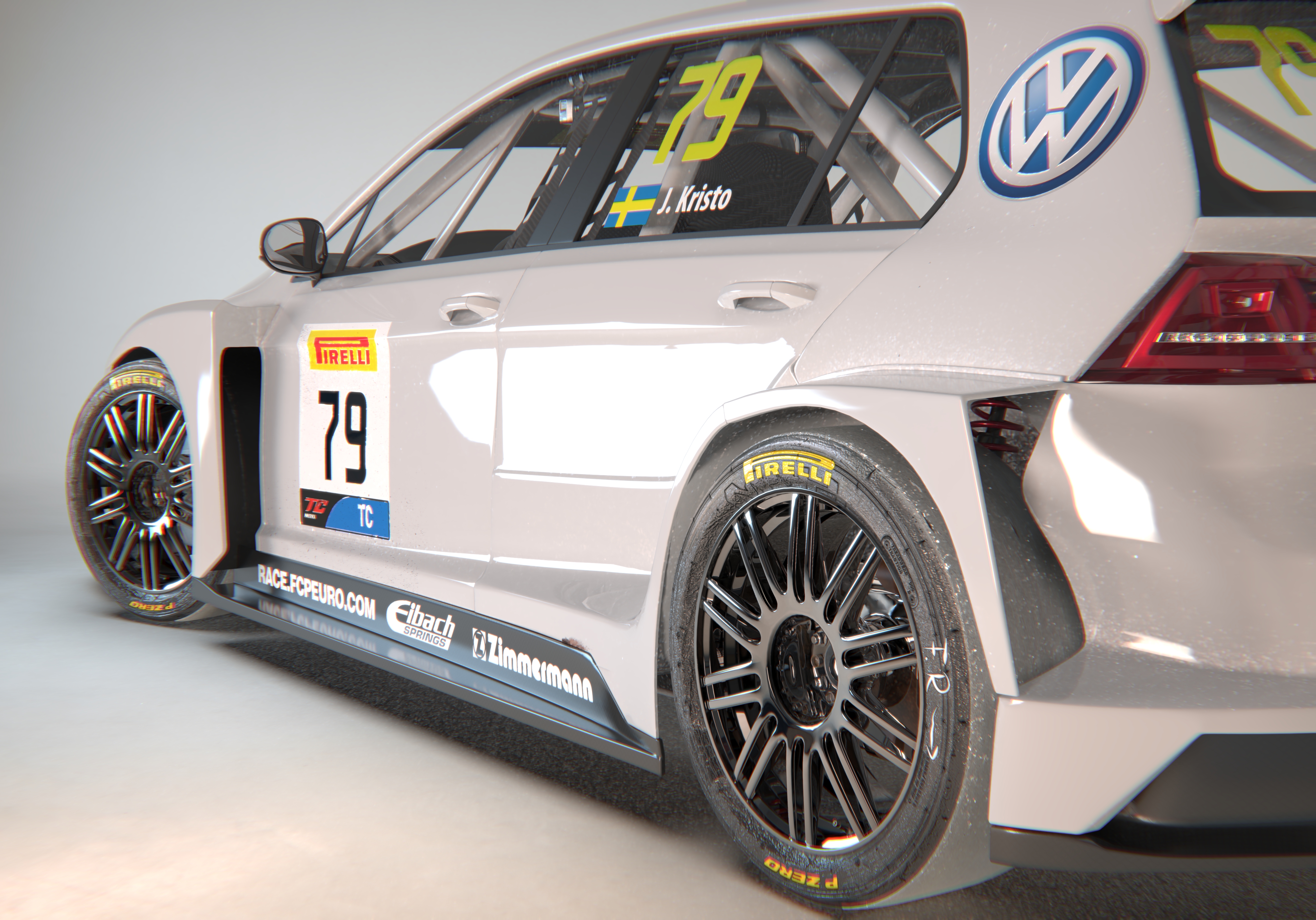 VW Golf TCR Racing car