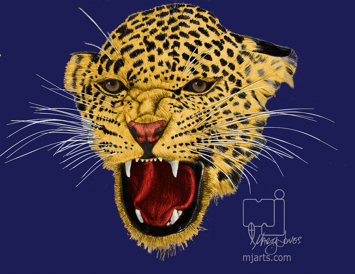 Leopard face