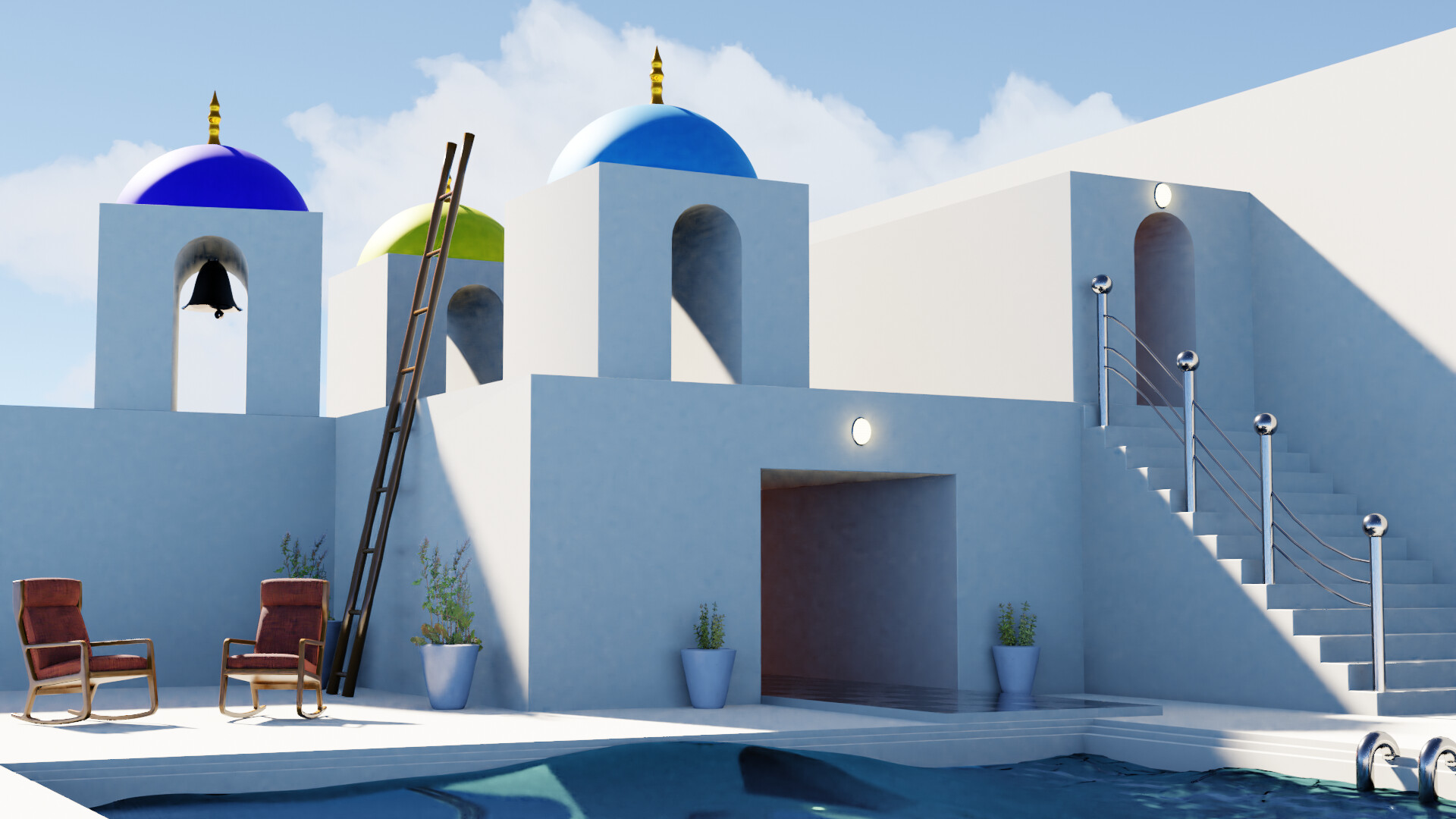 Serene Oasis of Time