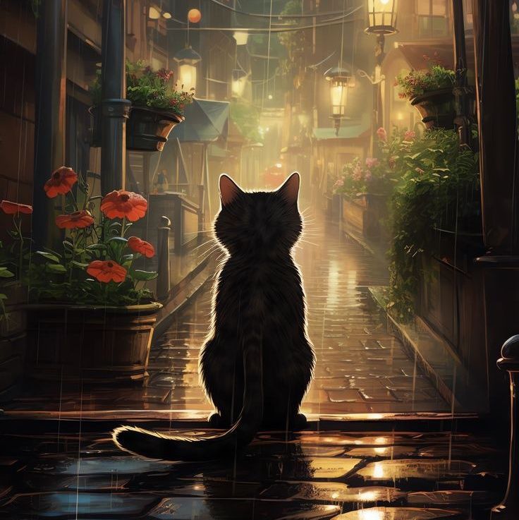 Night in Cat City