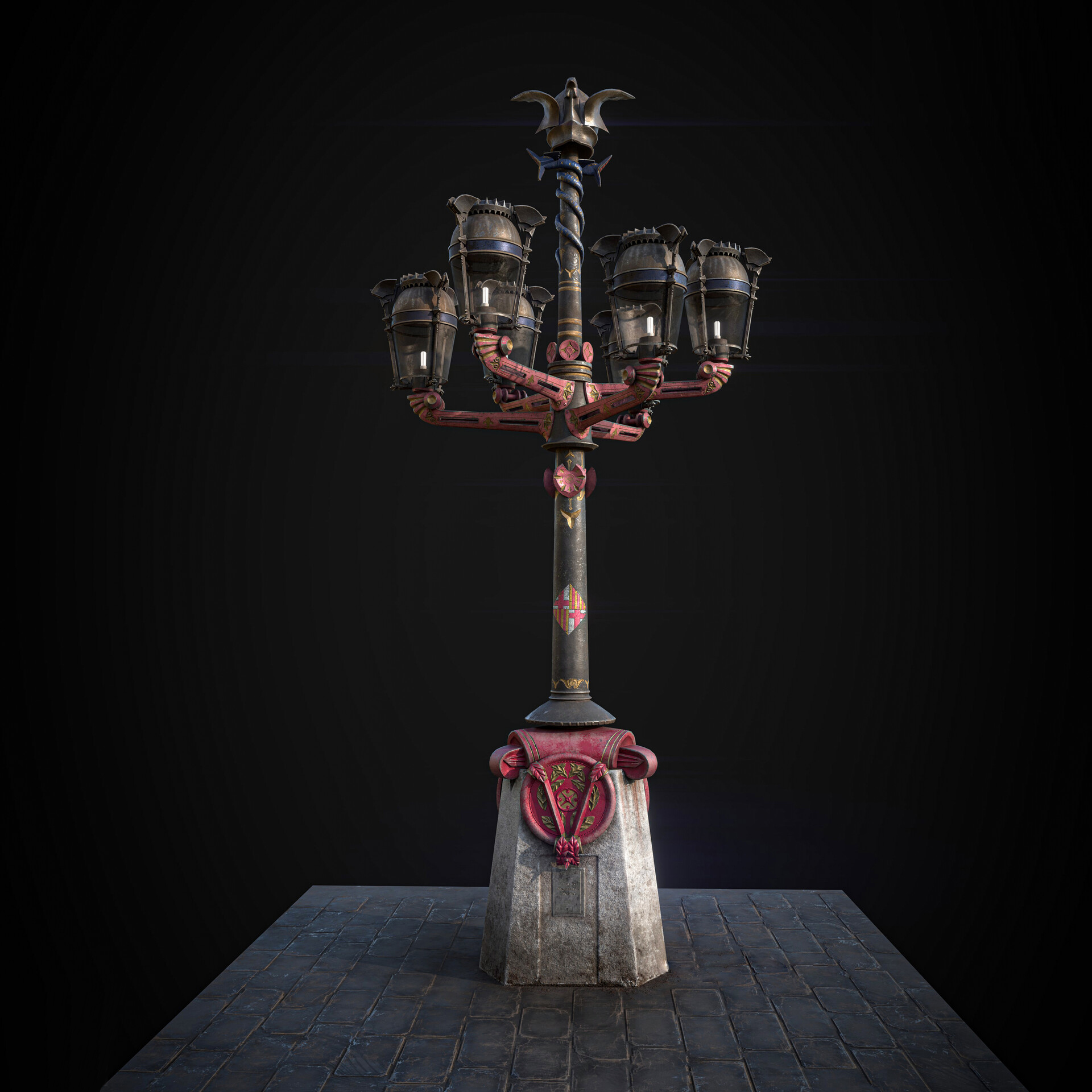 Gaudi's Street Lamps