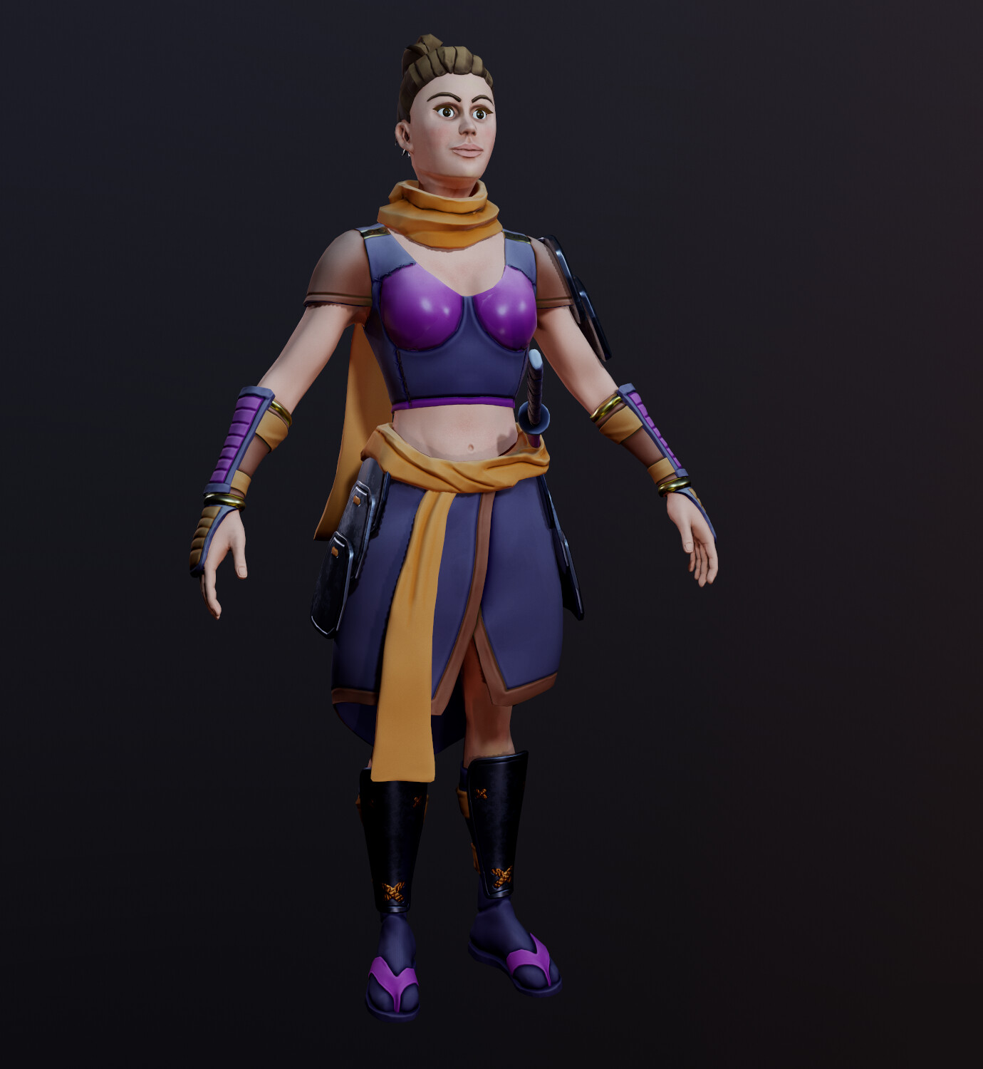 samurai warrior character