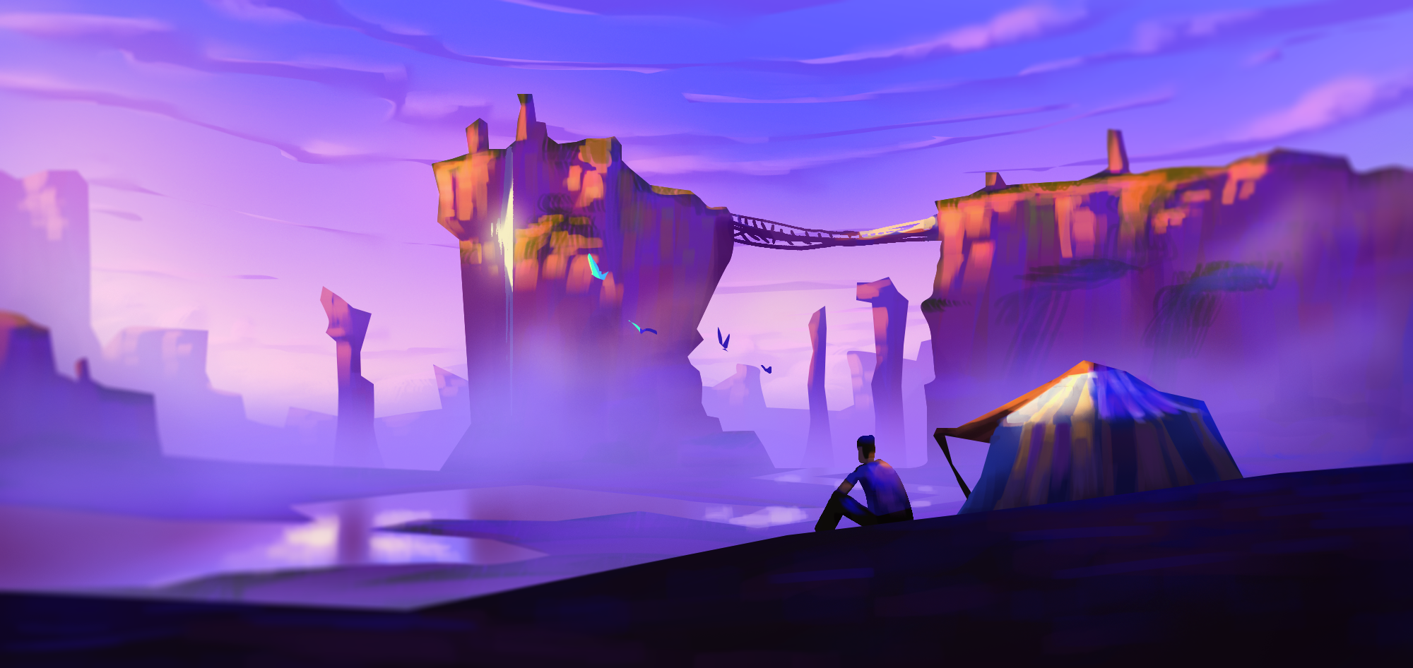 Peace at the campsite