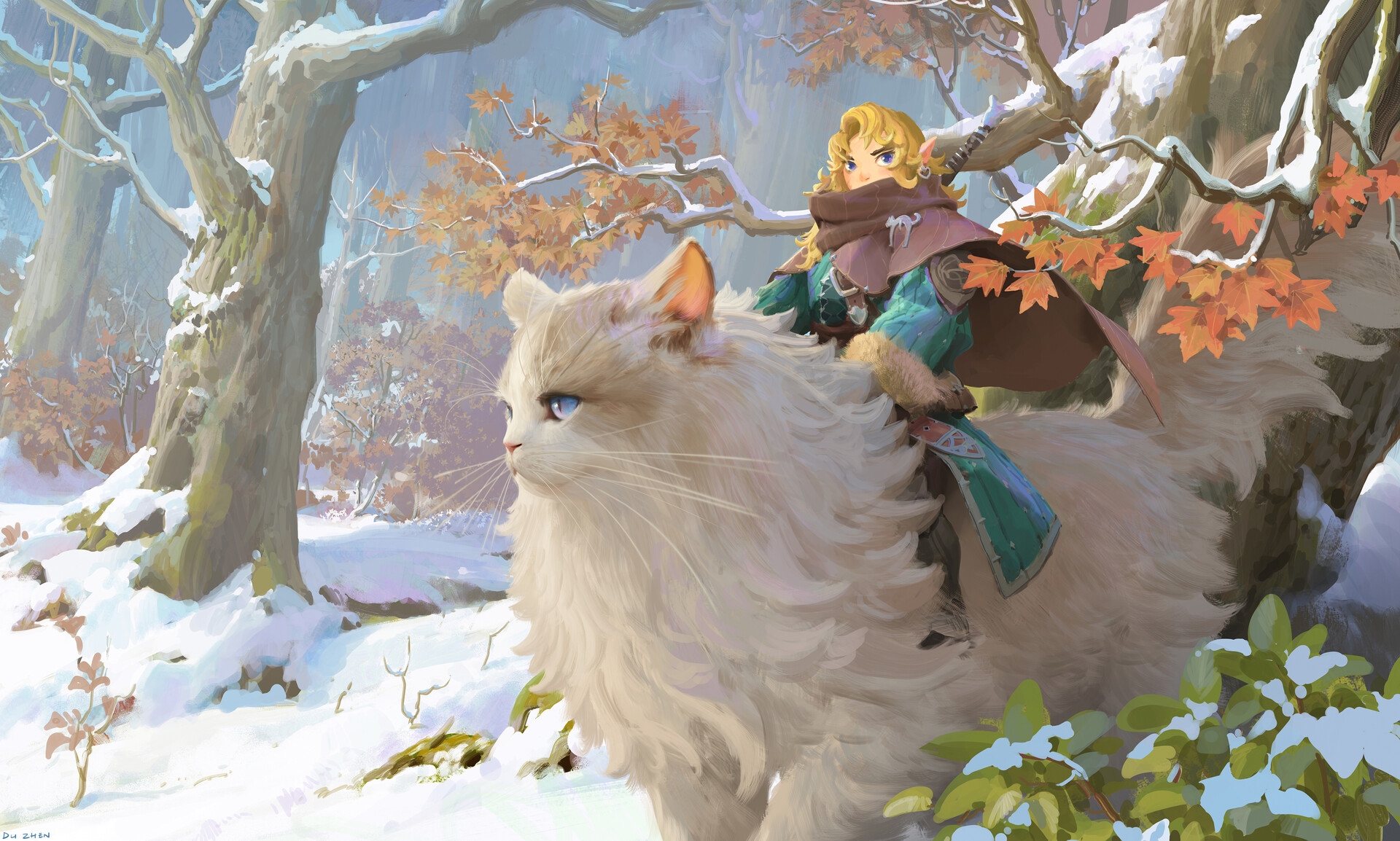 Giant Cat Rider