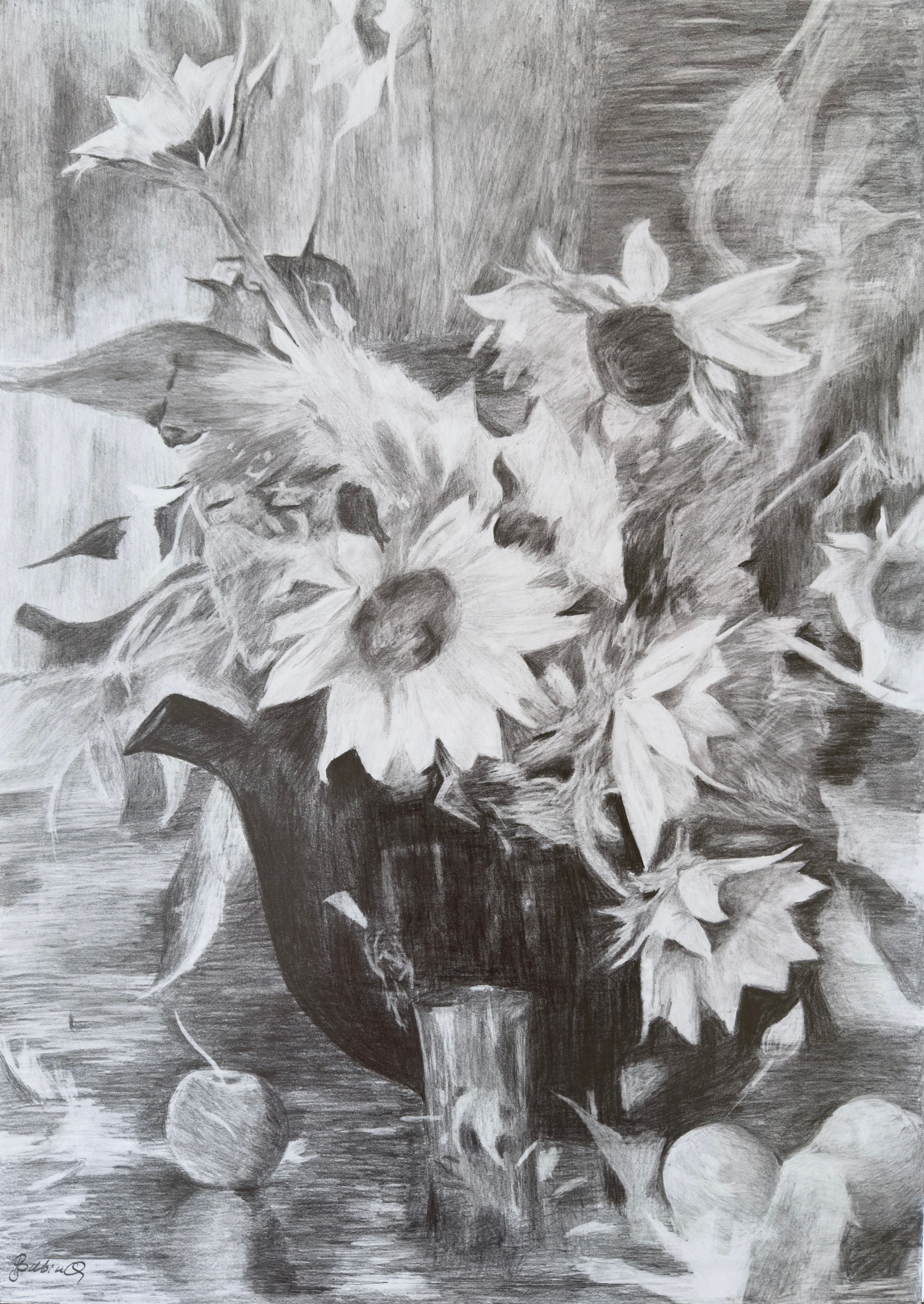 Still life in pencil