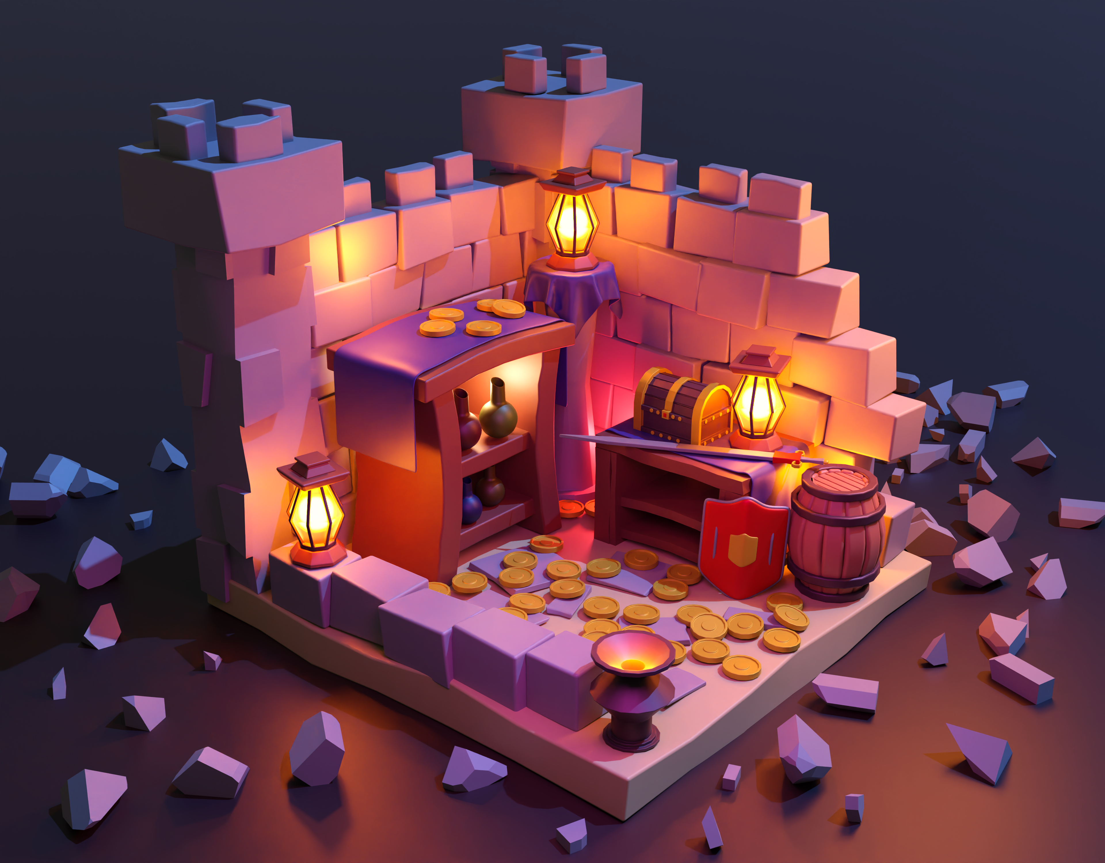 Habitación castillo