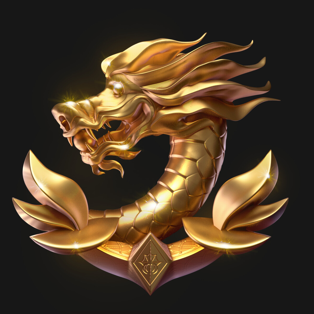 Gold dragon