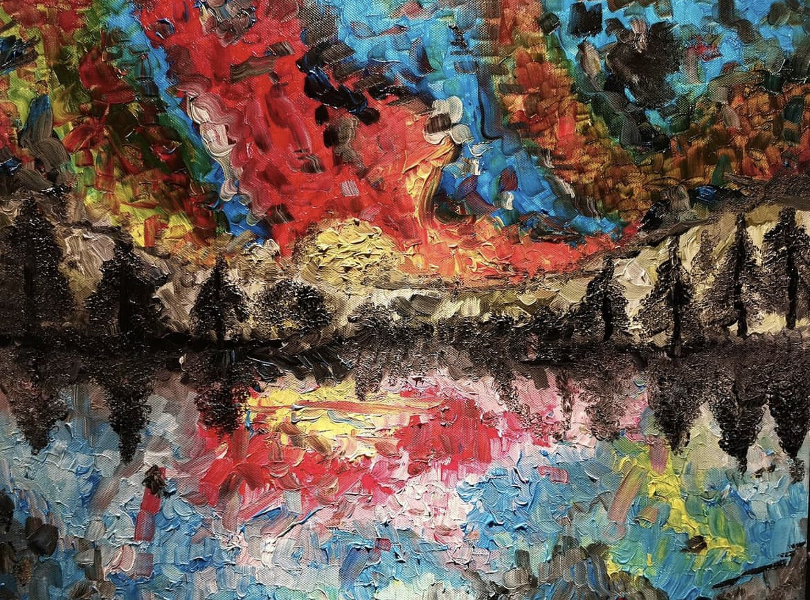 Lake on fire NFT Edition