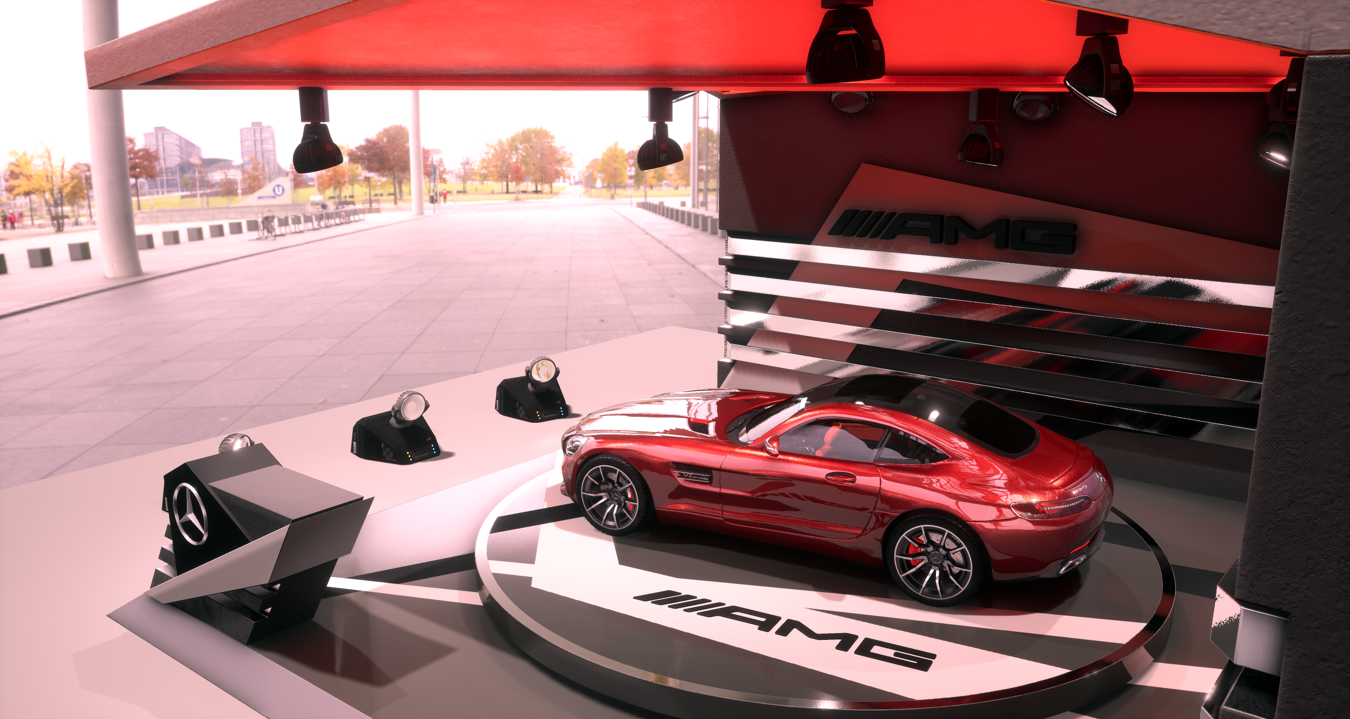 Mercedes AMG GT S and Platform