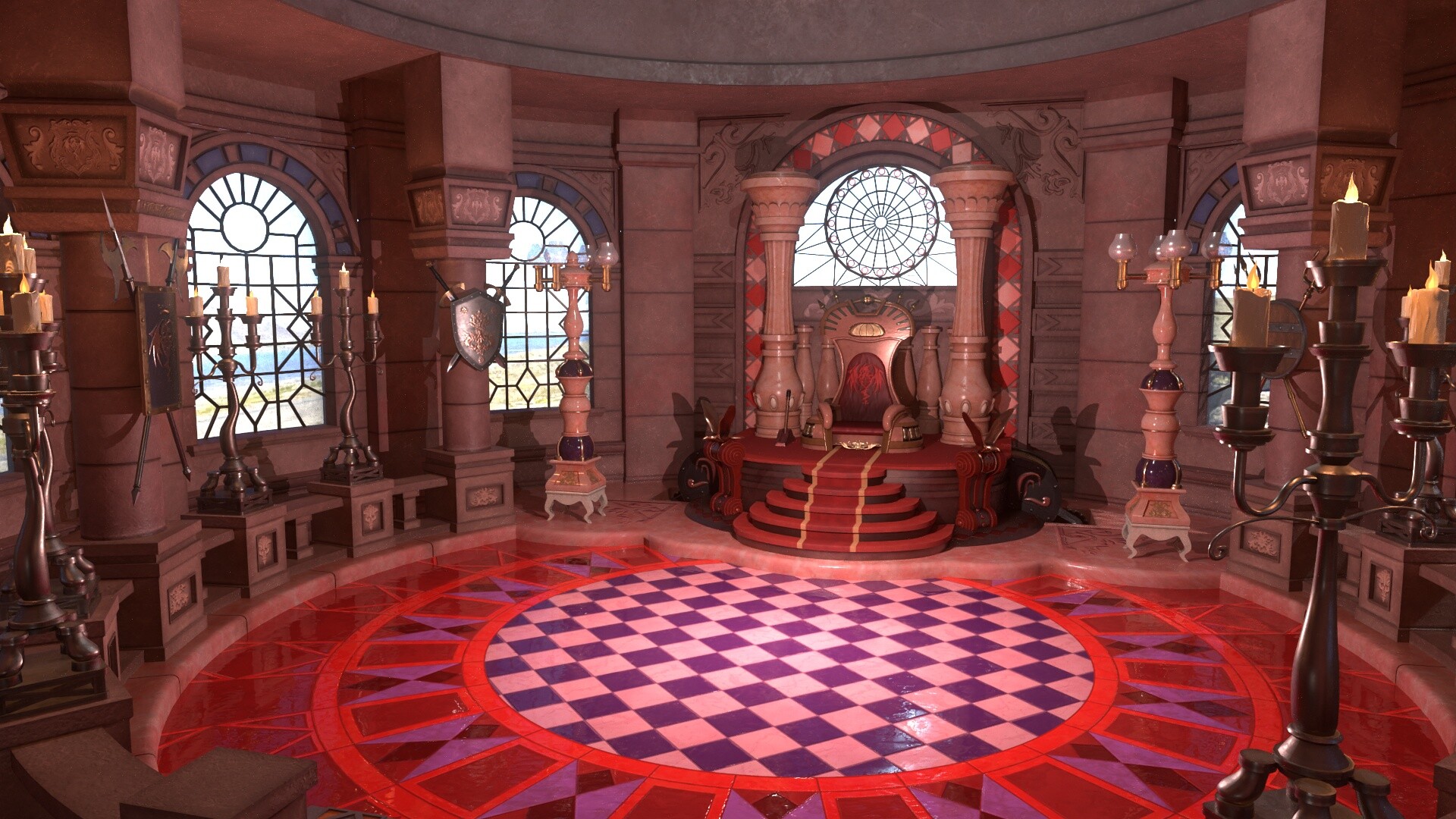 Lindblum Castle Throne