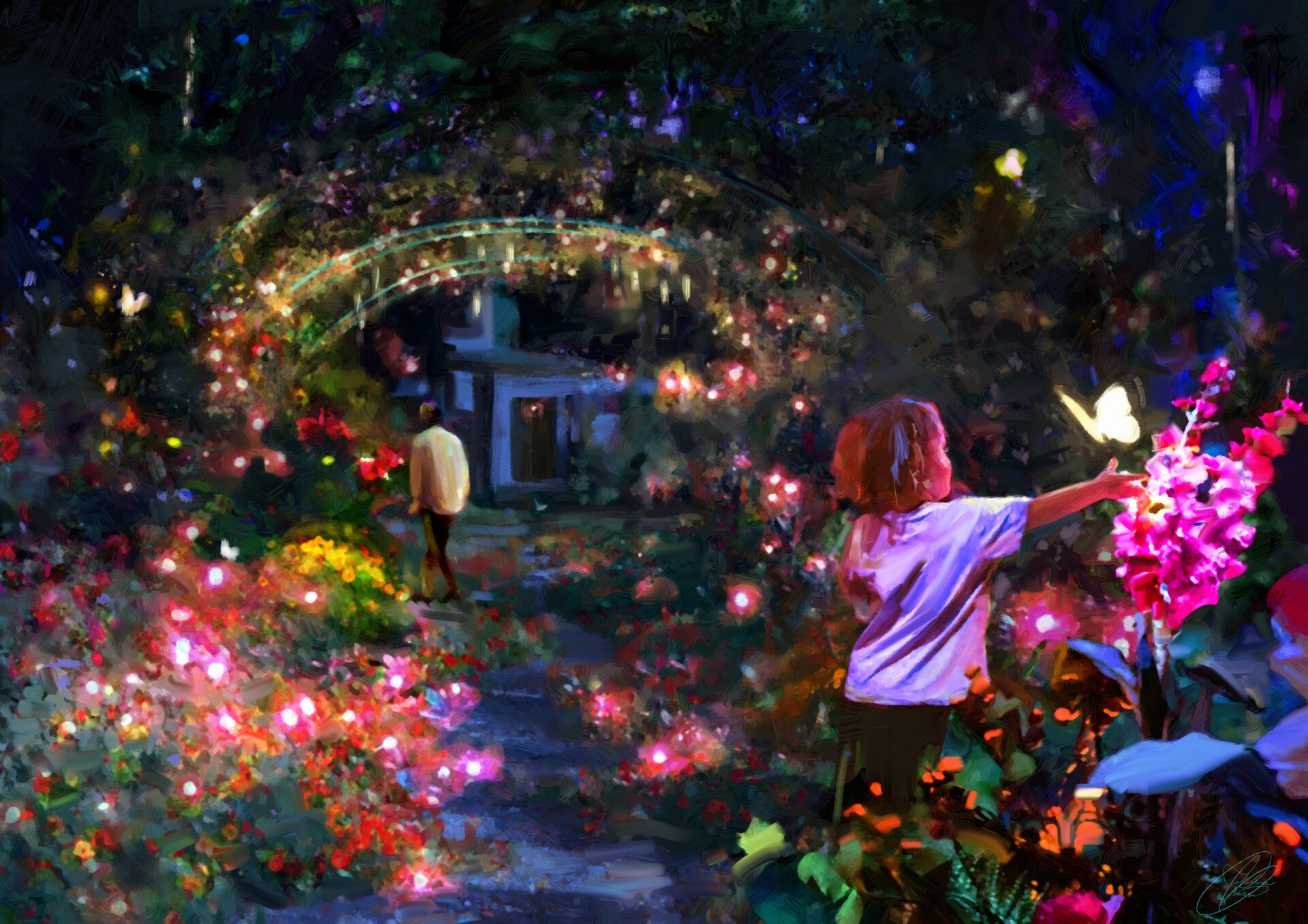 Monet's Enchanted Garden