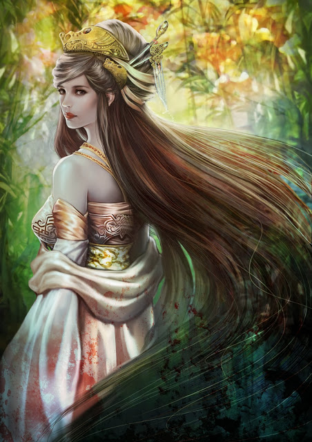 (1/1) The Woman in the Bamboo Forest_NFT