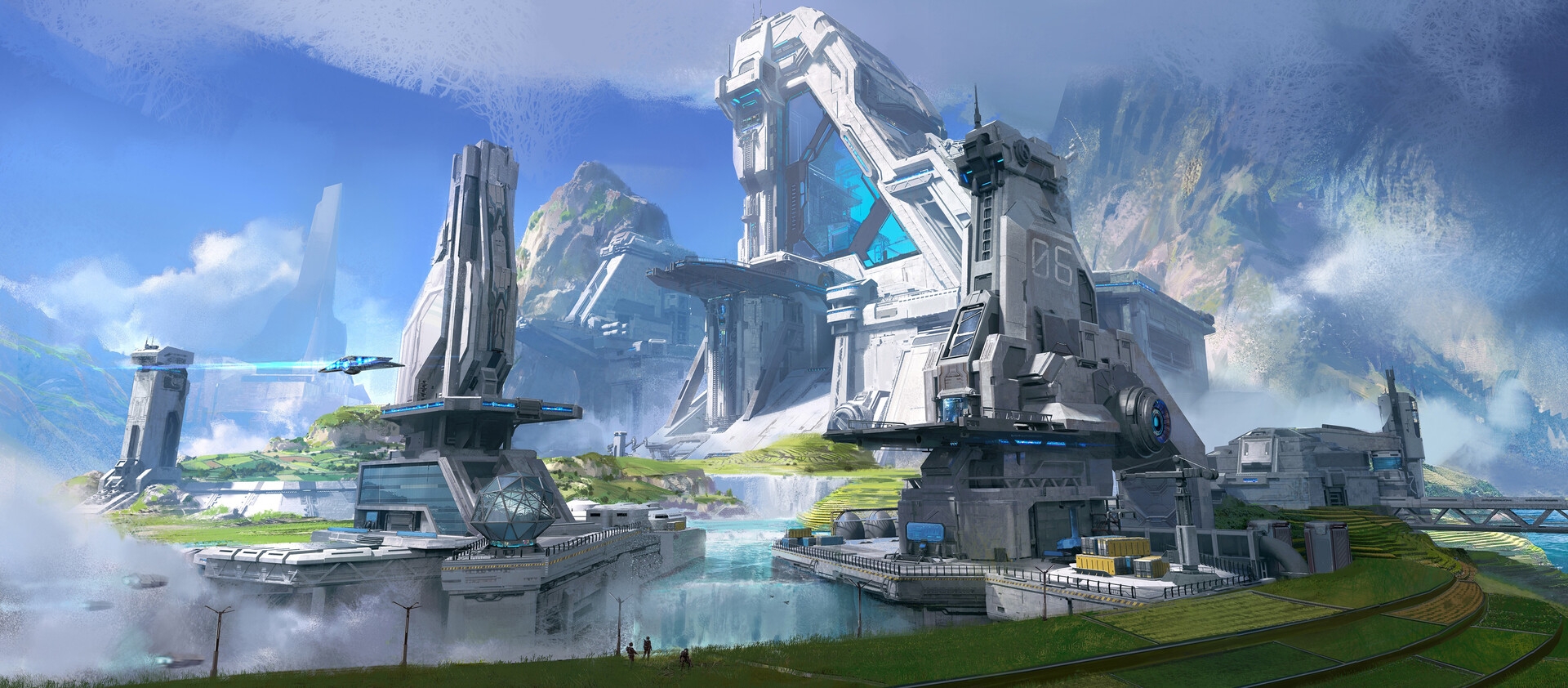 Sci-fi Laboratory Building