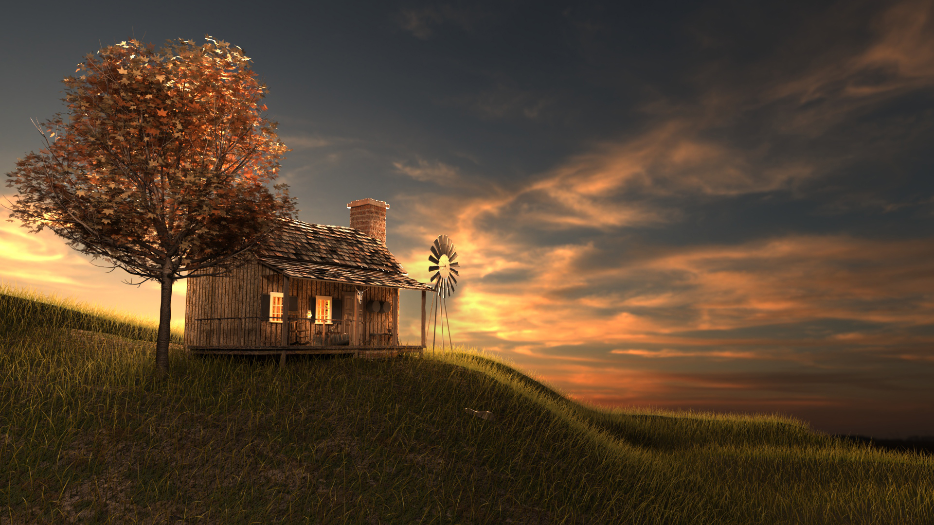 El hogar del atardecer