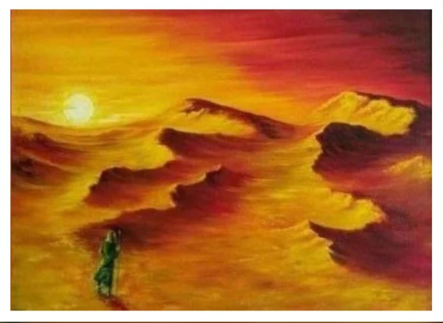 Abraam in the Desert