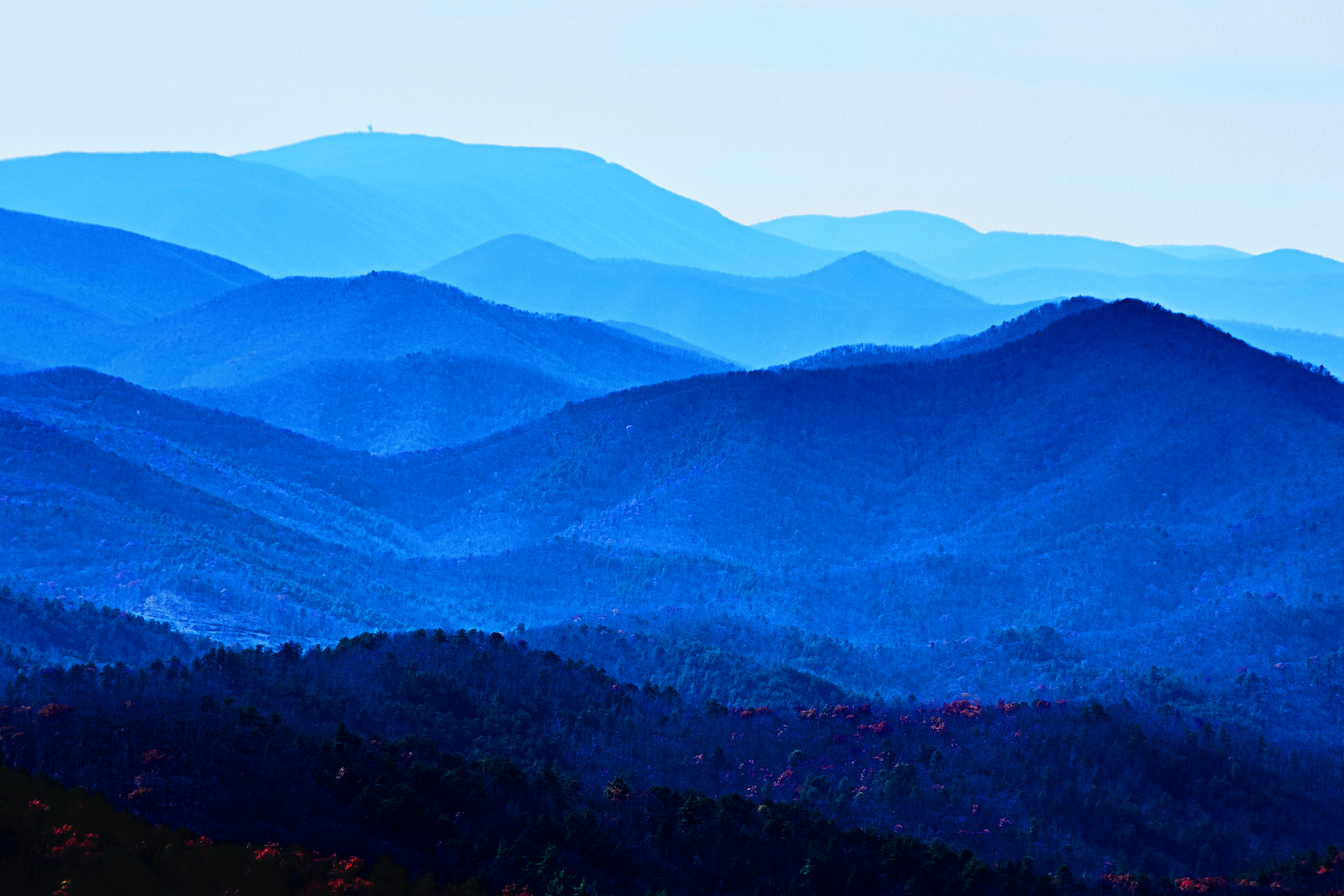 The Blueridge Parkway Looking West
