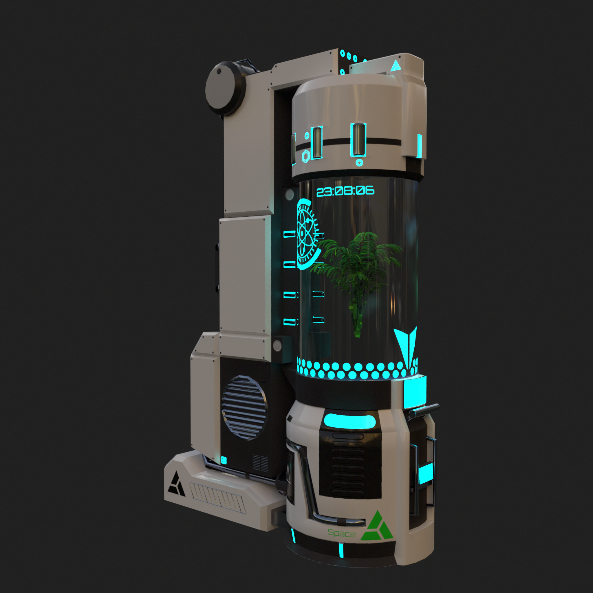 Laboratory sci fi equipment