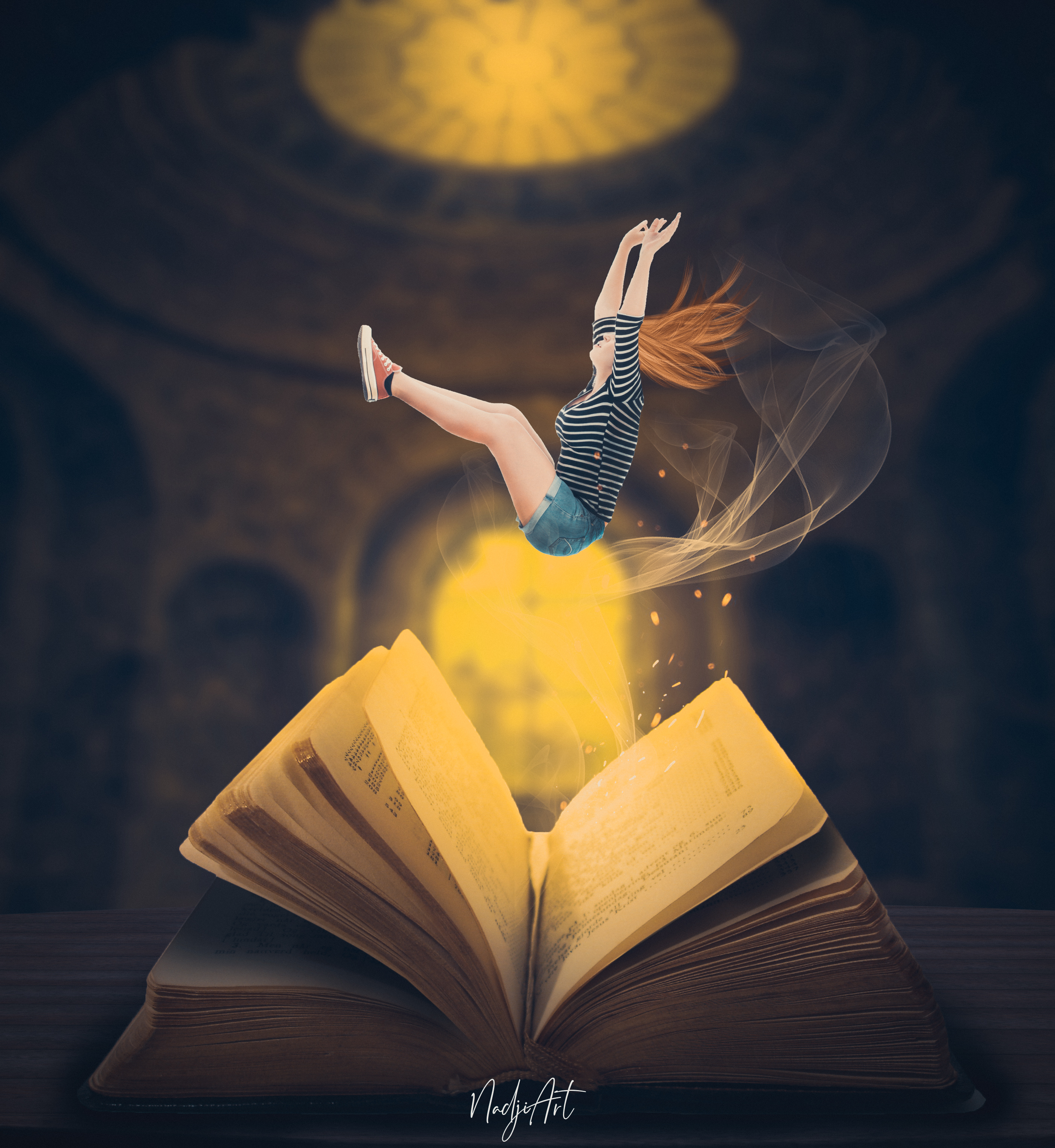 Artistic Expression "Book Girl"