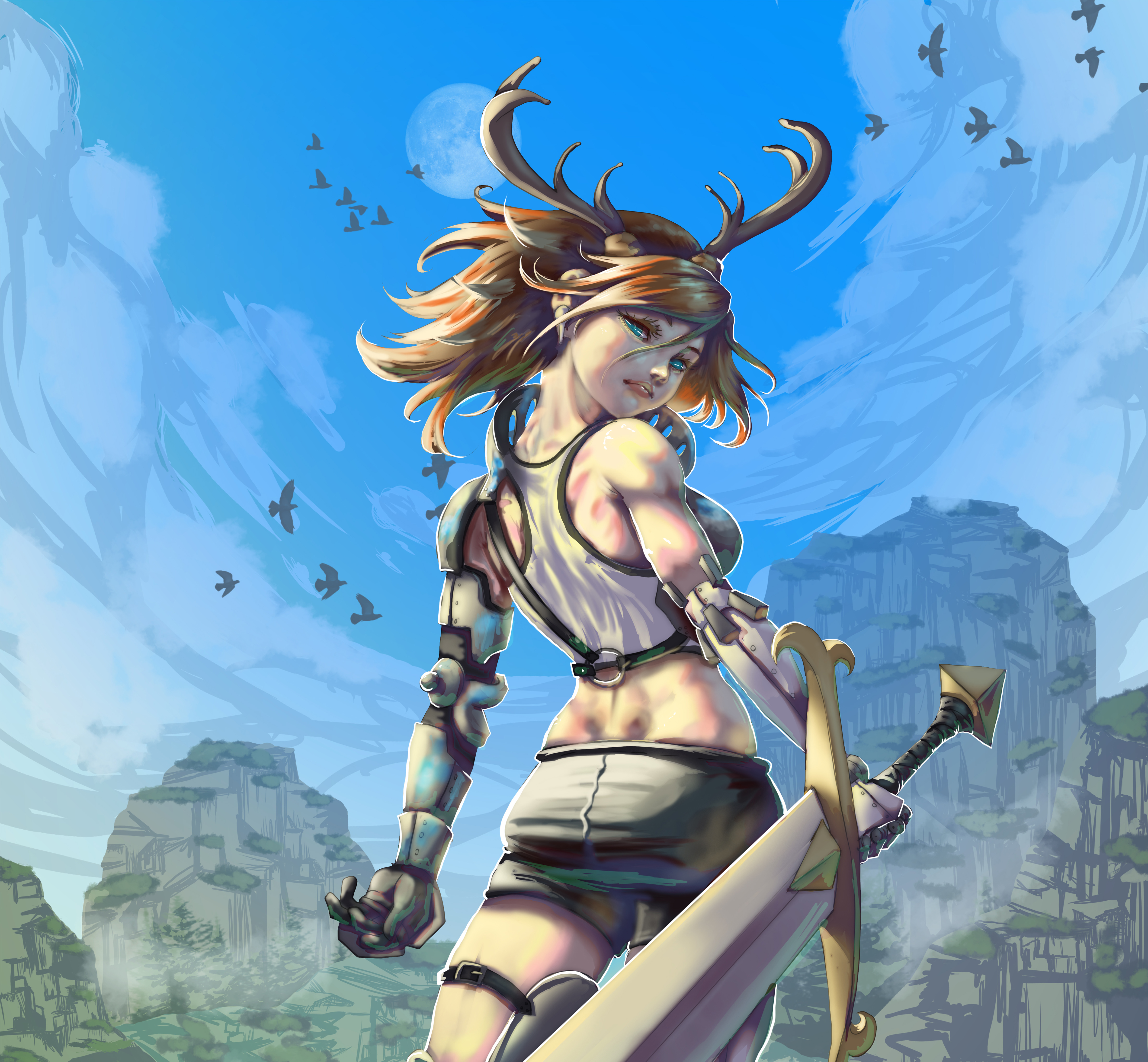 medieval fantasy girl