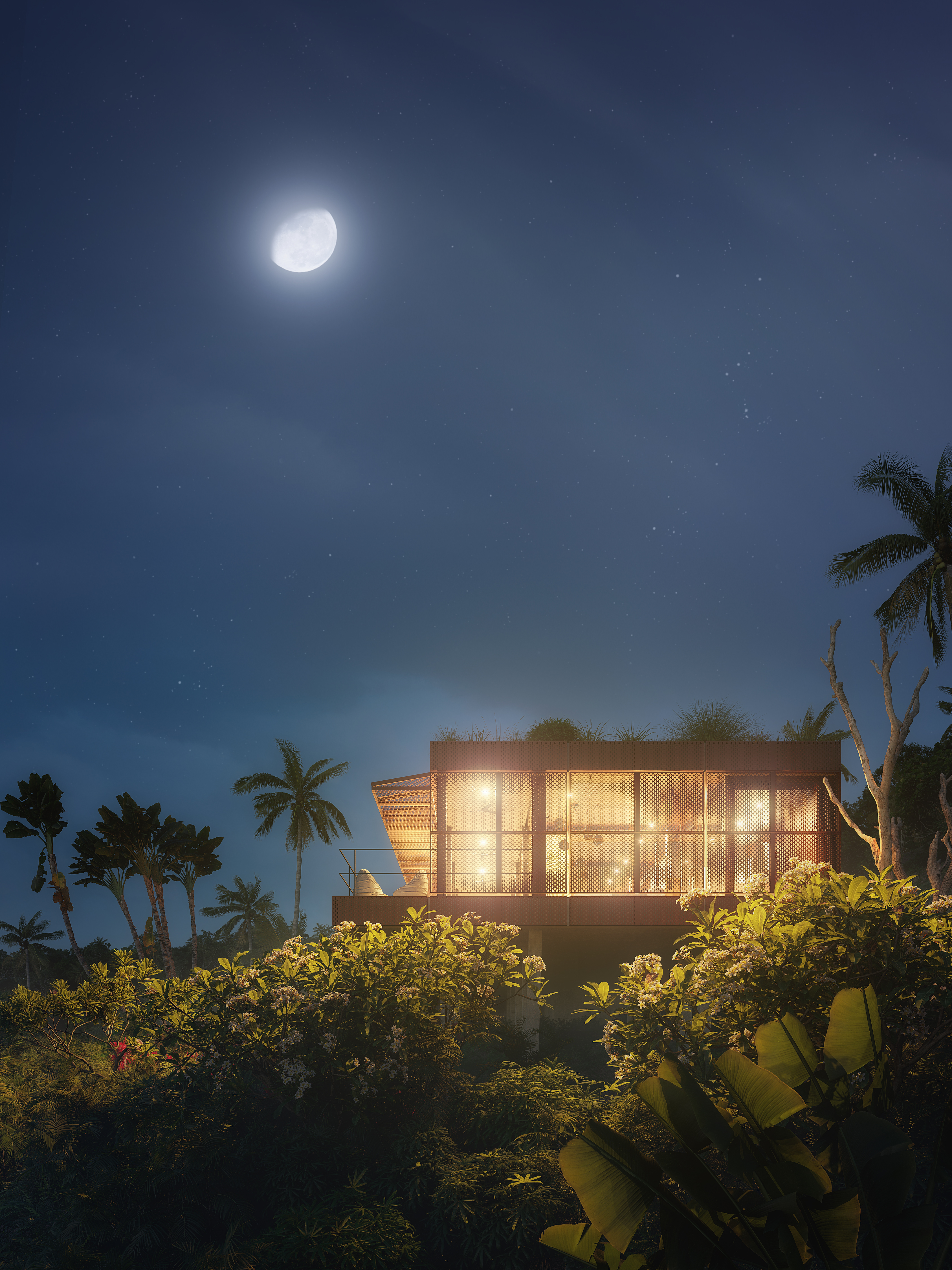 In the middle of the jungle