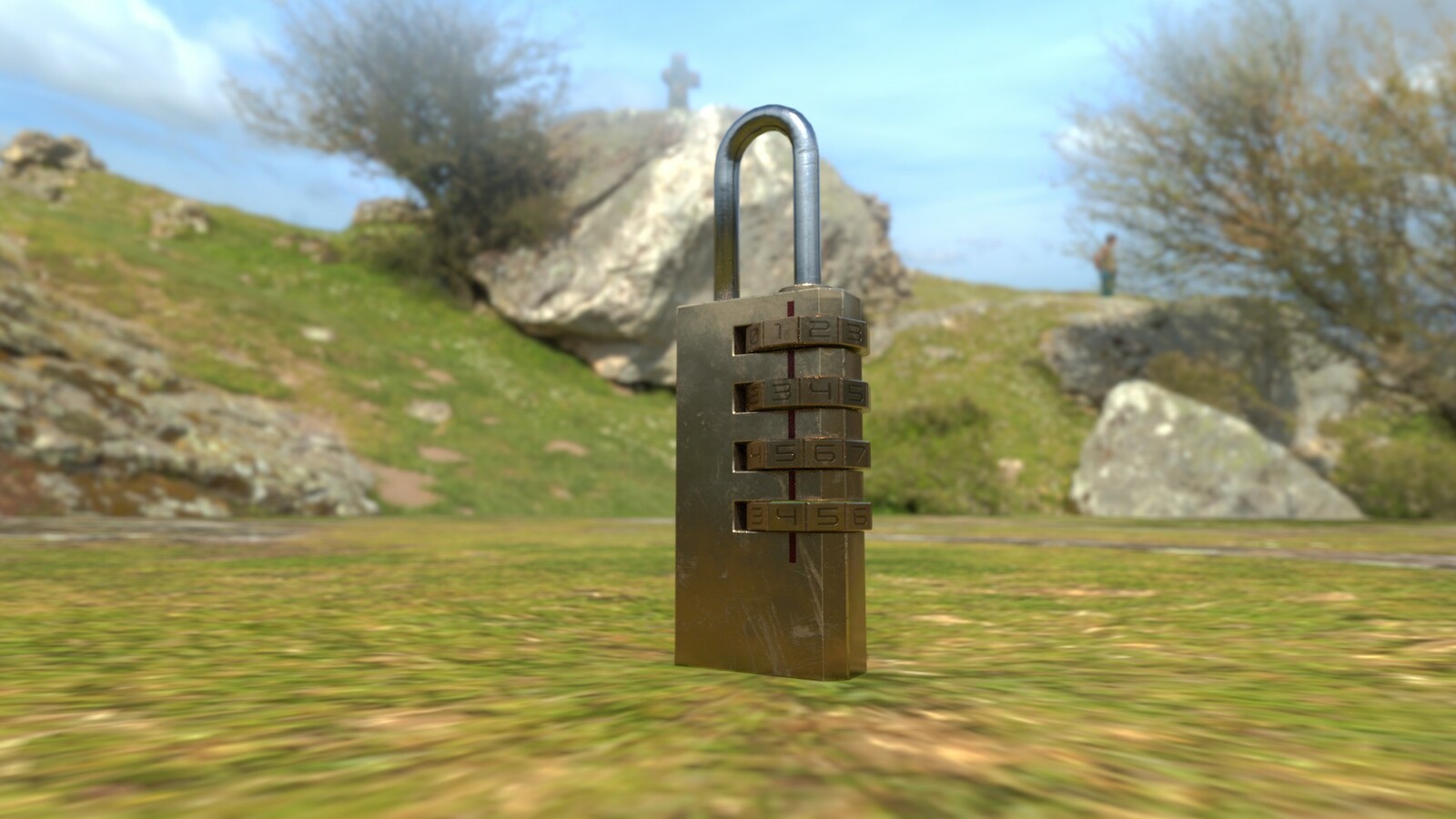 3D Padlock