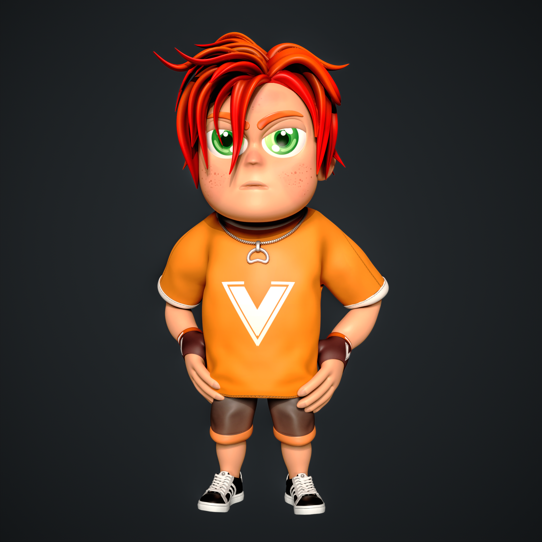 Stylized Cartoon Character