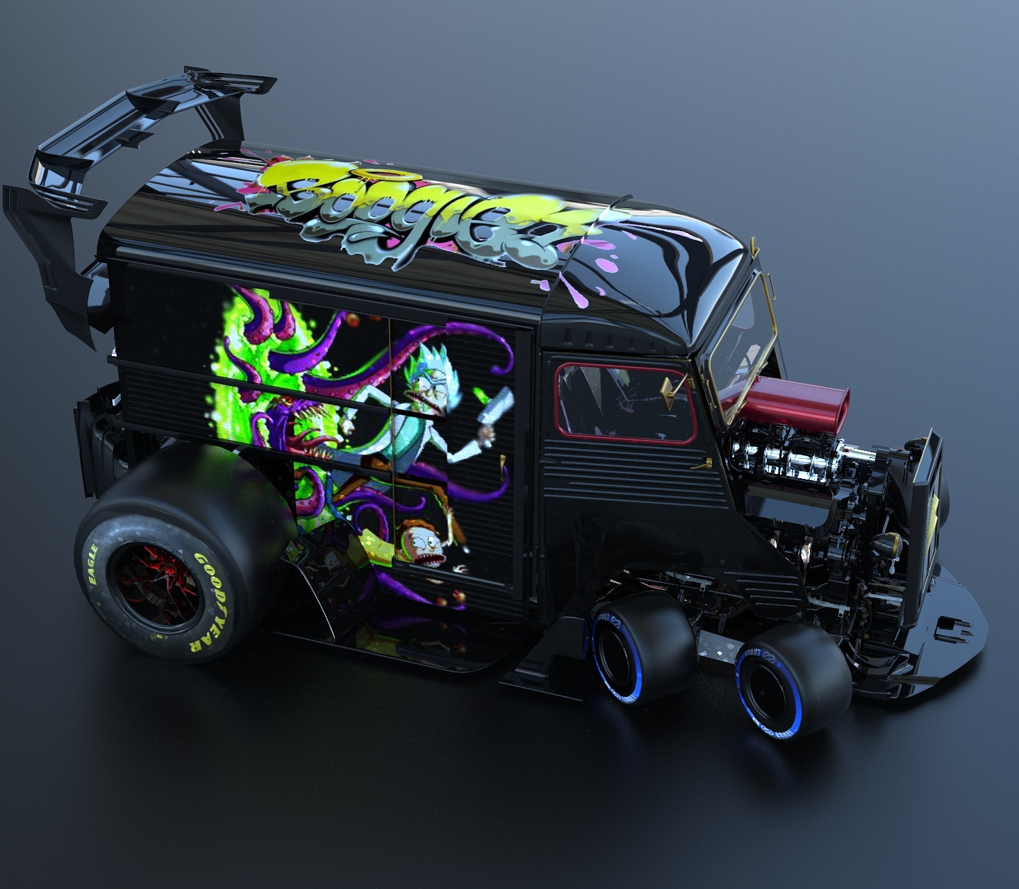 Rick and morty hotrod