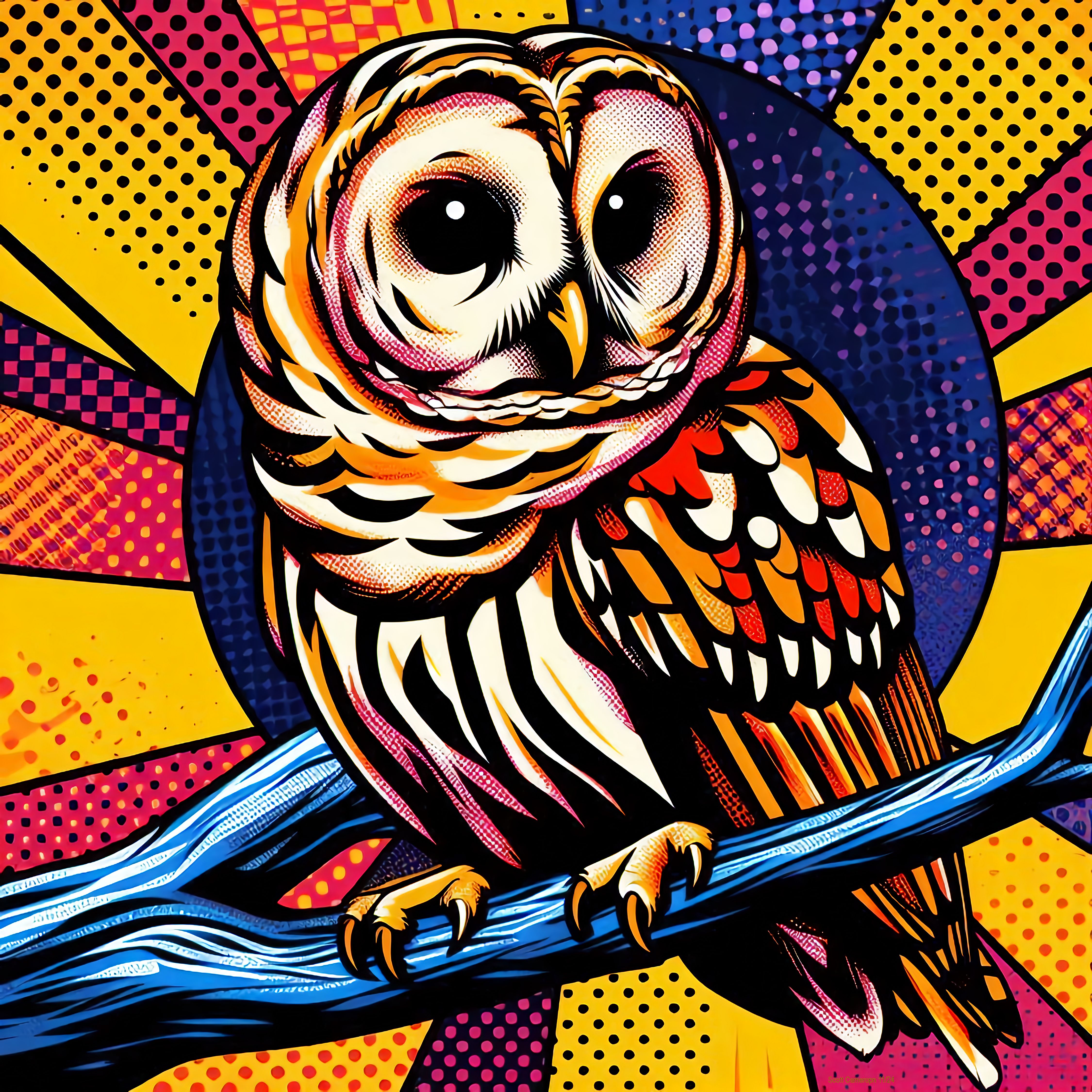 The Colorful Owl