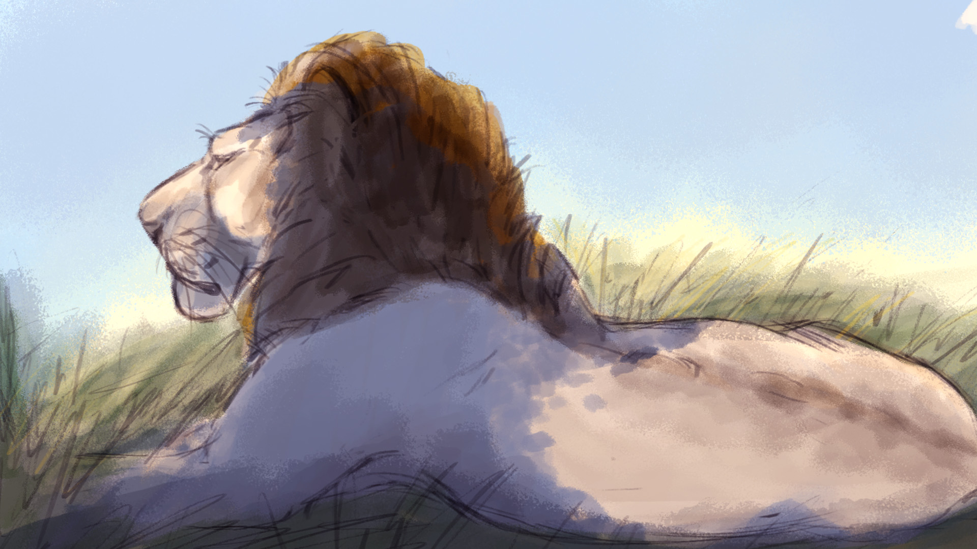 The Lion under the shadow