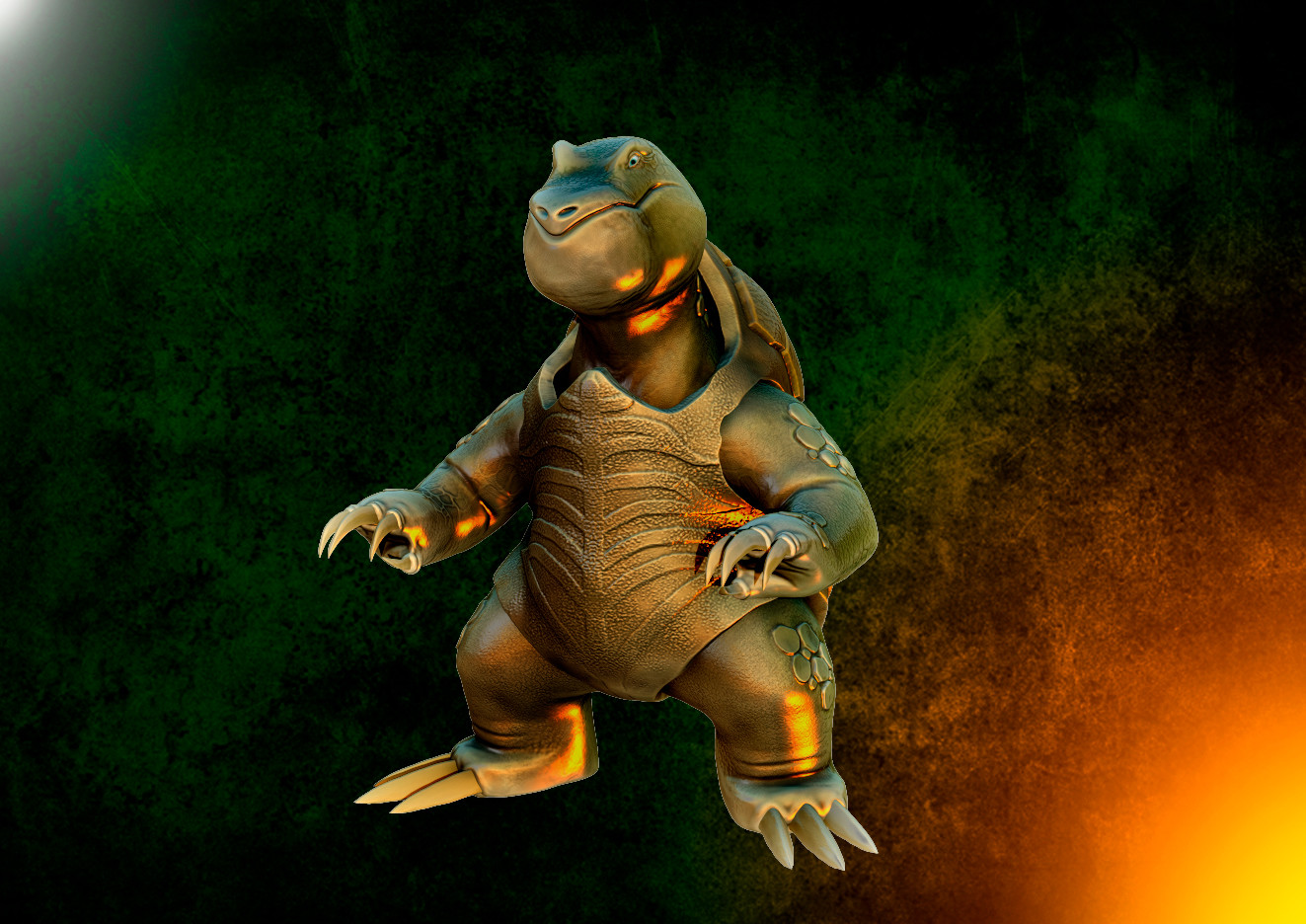 Tortankros, o Guardião do Núcleo Âmbar