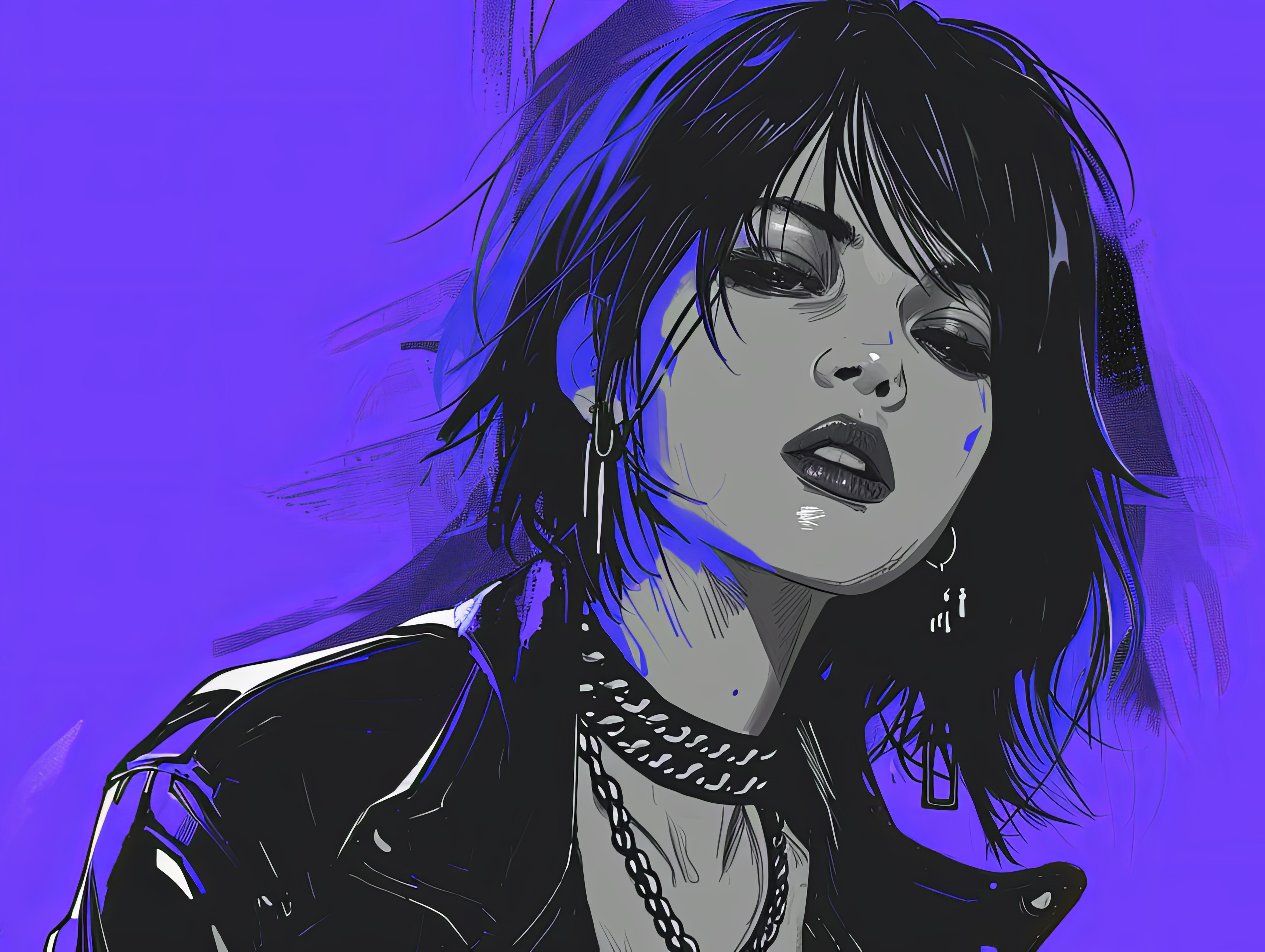 Kira Takahashi - Japanese Manga Punk Rocker - Character Concept