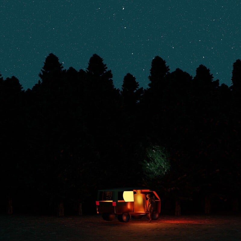 Camp van nights